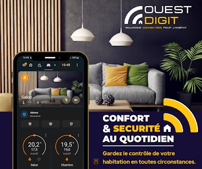 OUEST-DIGIT : Solutions Connectées pour les particuliers & les professionnels., Installateur de Système de Sécurité à Pleugueneuc